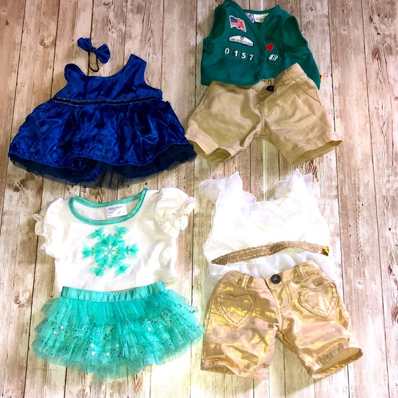 4 “Build-a-Bear” outfits - 8 total pieces - Picture 1 of 8